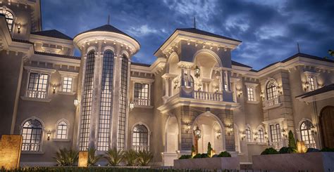 Private Palace Design At Doha Qatar On Behance Rumah Arsitektur