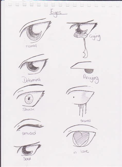Anime Eyes Female Crying