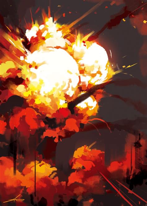 Explosion Fx Tumblr Digital Painting Digital Painting Tutorials