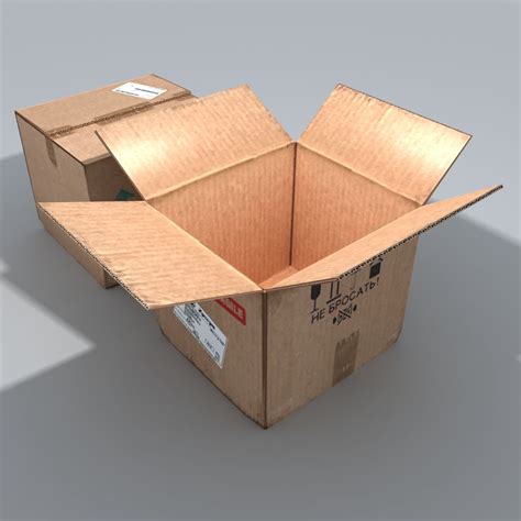 Cardboard Box Collection 3d Model 69 Max Ma Fbx Obj 3ds Free3d