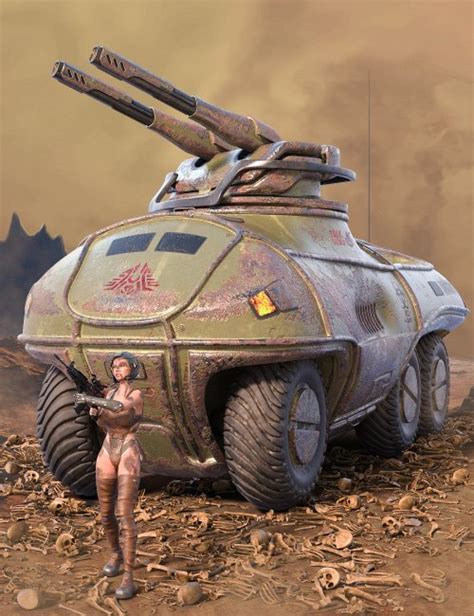 Cyber Tank 3d Models For Daz Studio And Poser