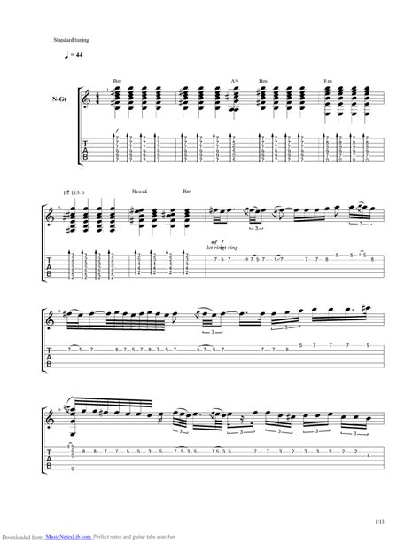 Concierto De Aranjuez Adagio Guitar Pro Tab By Rodrigo Musicnoteslib