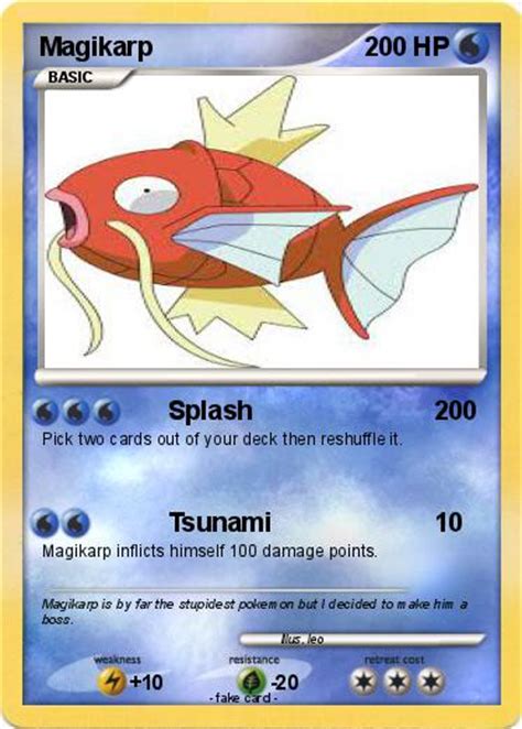 Pokémon Magikarp 1181 1181 Splash My Pokemon Card