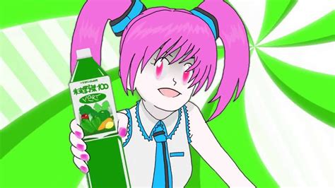 Parody Vocaloid Hatsune Miku Vegetable Juice Popipo ぽっぴっぽー Youtube