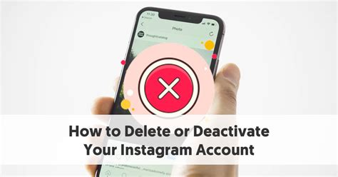 How To Delete Or Deactivate Your Instagram Account Influencer