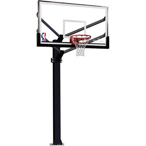 How high is a basketball hoop. Spalding Arena View 886724FS Fixed Height Basketball Hoop