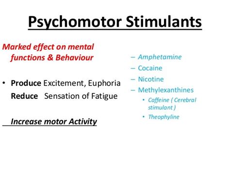 Cns Stimulants And Drugs Of Abuse