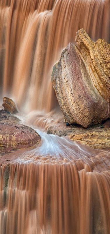 The Grand Falls In Arizona Often Called Chocolate Falls Is A Natural