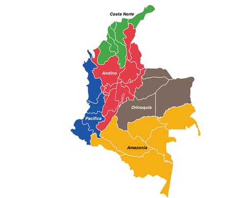 6 Most Beautiful Regions In Colombia Map Touropia