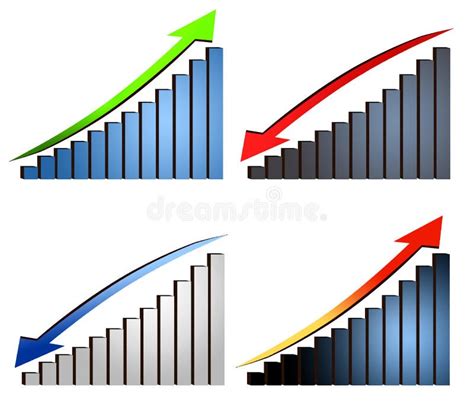 Increase Decrease Graphs Stock Illustration Illustration Of Graph