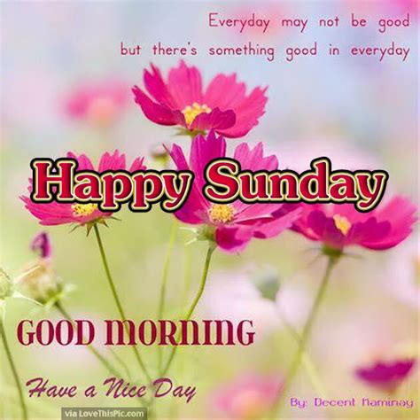 Happy Sunday Good Morning Have A Nice Day Pictures Photos And Images