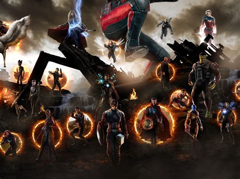 Avengers Endgame Final Battle Scene 4k Wallpaper 4k