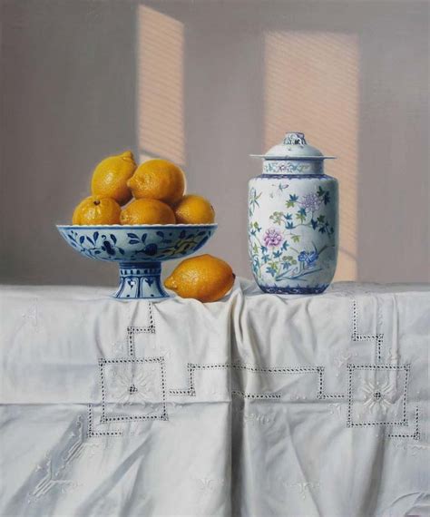 In 1992, he became a lecturer in the department of oil painting at tianjina academy of fine arts, and later a professor at. Still Life Painting by Liu Yingzhao Chinese Artist ~ Blog ...