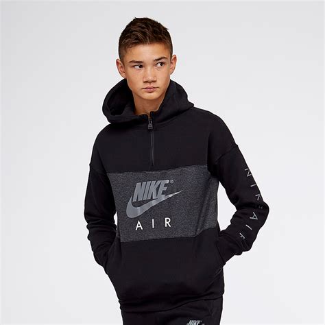 Boys Clothing Nike Air Boys Hoodie Black 856180 010