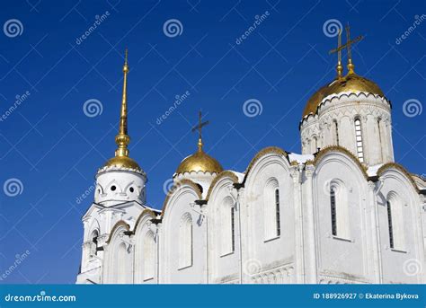 Assumption Church In Vladimir Town Russia Stock Image Image Of