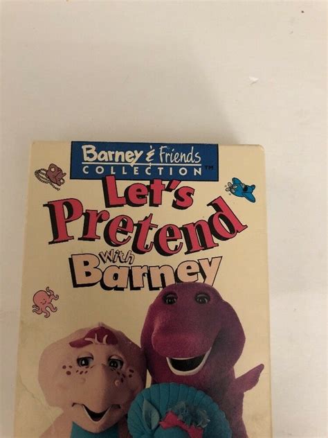 Barney Lets Pretend With Barneyvhs1993tested Rare Vintage Ships N 24