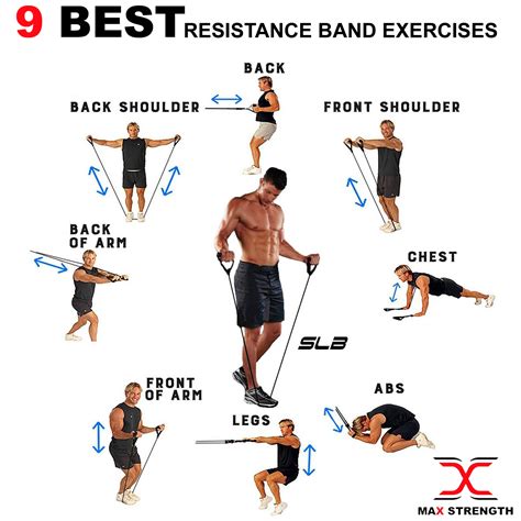 Resistance Band Single Tube Workout Heavy Duty Yoga Gym Exercise
