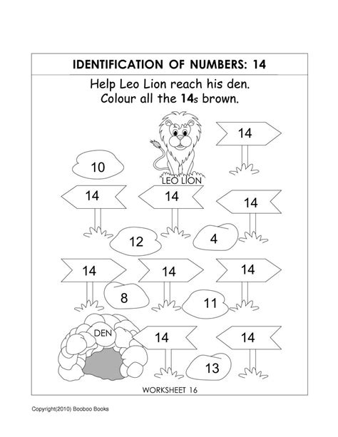 Number Recognition Worksheets And Activities Hubpages