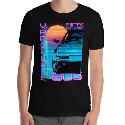 Retro Futurism Synthwave Vaporwave T Shirt Apparel Retro Outlaws