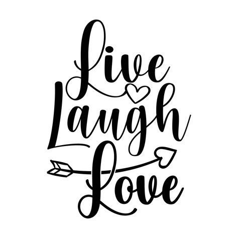 Live Laugh Love Awesome Illustration 14017696 Vector Art At Vecteezy
