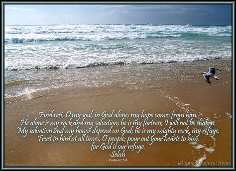 Сколько миллиметров в 5/8 дюйма? "~ Psalm 62:5~8 ~" by Donna Keevers Driver | Redbubble
