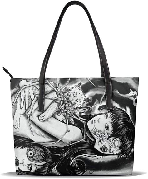 Horror Junji Ito Ladies Leather Shoulder Bag Fashionable All Match