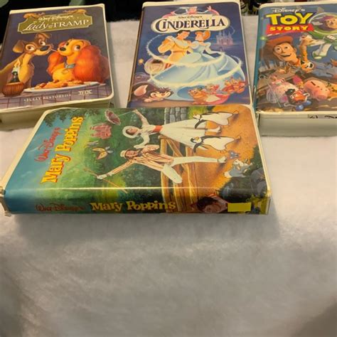 Disney Other Disneyfour Vhs Movies Toy Story Cinderella Lady And