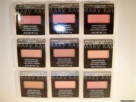 Mary Kay Blush Color Chart