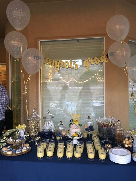 Pin By Jessica Ordonez On Graduation Party Blue And Gold Graduation