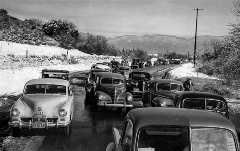 Los Angeles Was Covered In Snow Here Are 20 Vintage Photos Of The Rare