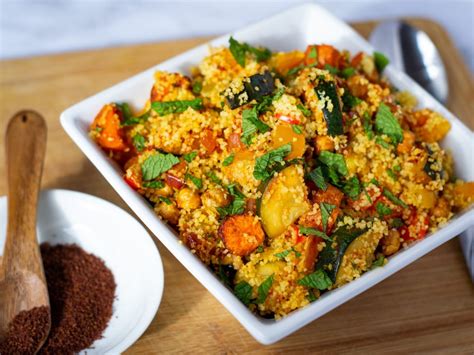 Add couscous, cover and take off of heat. Moroccan Vegetable Couscous | GradFood
