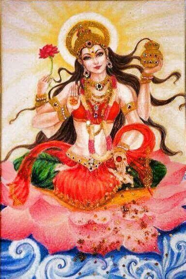 Maha Lakshmi Hindu Art Goddess Art Indian Paintings