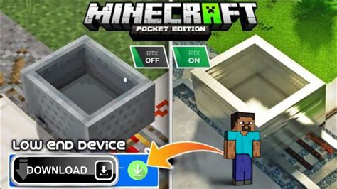 Minecraft Graphics Mod Download Android Rtx Graphic For Minecraft