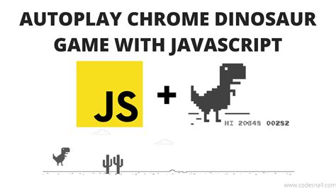 Mini game with a jumping dinosaur for the first time appeared in the browser google chrome canary. AutoPlay Chrome Dinosaur Game With JavaScript 🦖 | CodeSnail