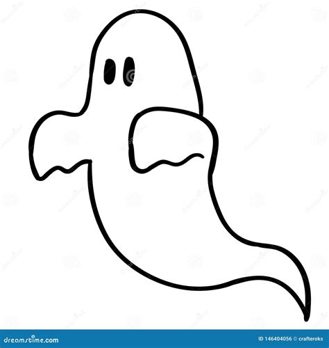 Ghost Vector Eps Illustration By Crafteroks Stock Vector Illustration