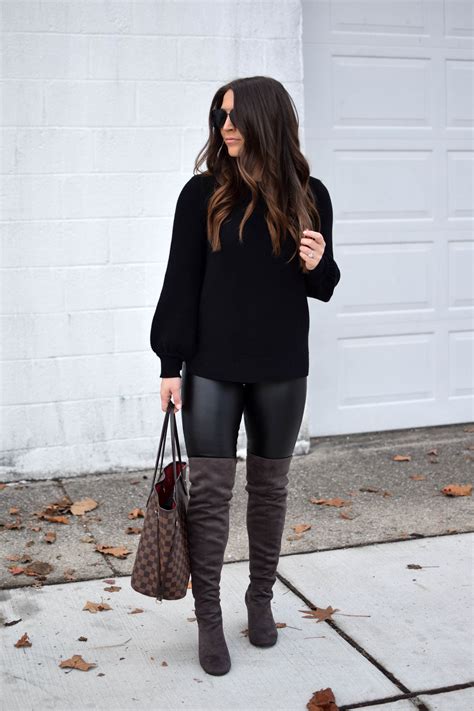 Leather Leggings Party Outfit