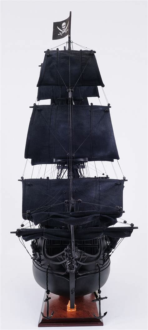This information comes directly from the instruction booklet from the original cd release of . Black Pearl Pirate Ship, Fully Assembled
