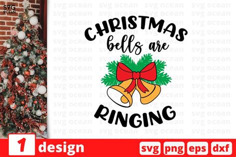Christmas Bells Are Ringing Svg Cut File