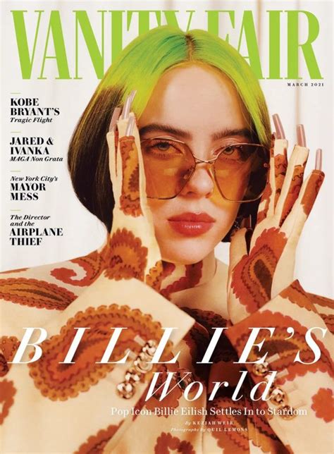 — british vogue (@britishvogue) may 2, 2021. Billie Eilish Covers Vanity Fair / Talks Apple TV Doc ...