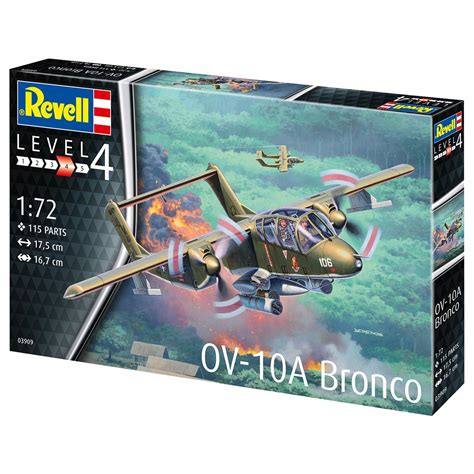 03909 Revell 172 Американский легкий штурмовик Ov 10a Bronco