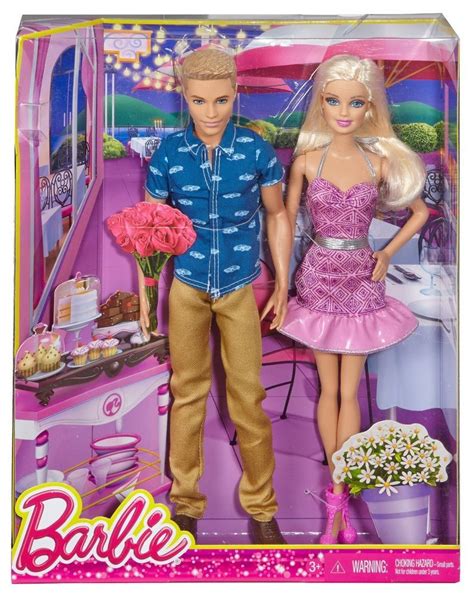 A Barbie Doll And Man Are Standing Next To Each Other