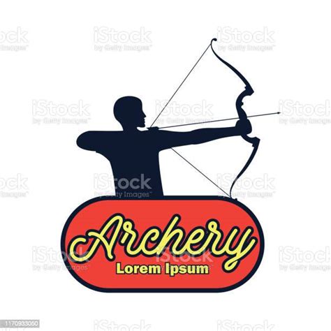 Archery Icon With Text Space For Your Slogan Tag Line Vector