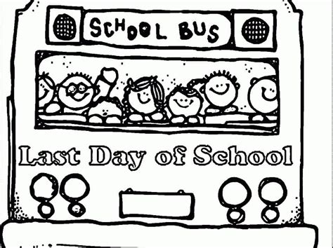 Free Drawing Of Last Day Of School Coloring Page Download Print Or
