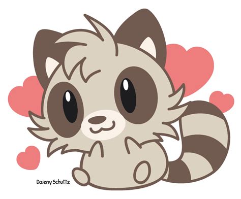 On Deviantart Cute Raccoon