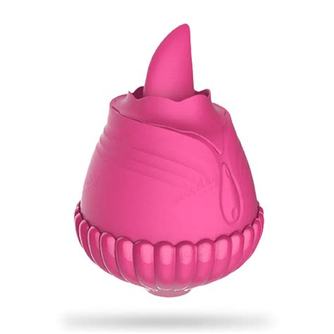 New Rose Vibrator Female Tongue Licking Clitoris Masturbator