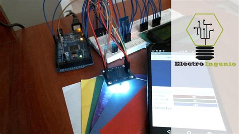 Arduino Projects Mobile App Color Sensor Youtube