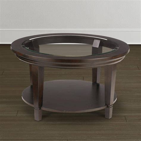 42 diameter x.5 thick, 1 bevel options: 30 The Best Round Glass Coffee Tables