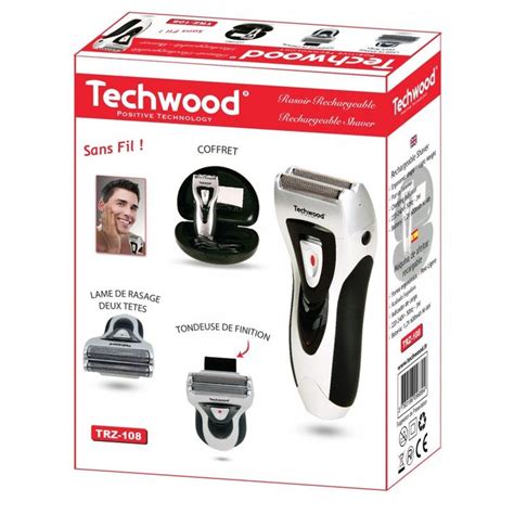 Rasoirs et tondeuses garantie 2 ans pièces, main d'œuvre sav darty 7j7, 24h/24 livraison possible le lendemain. Rasoir Rechargeable Techwood TRZ-108 en 2020 | Rasoir ...