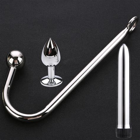 Anal Hook Vibrator Pcs Set Butt Plug Dilator Stainless Steel Sex Toy For Women Dildo Prostate