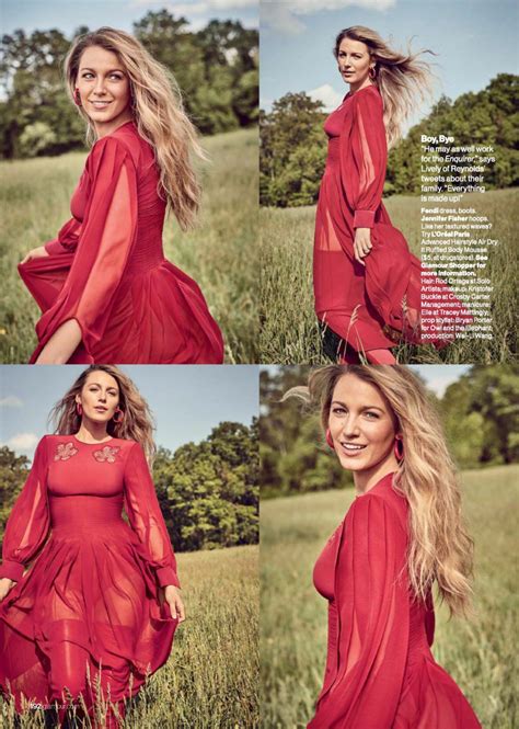 Blake Lively Glamour Magazine September 2017 Issue Celebmafia